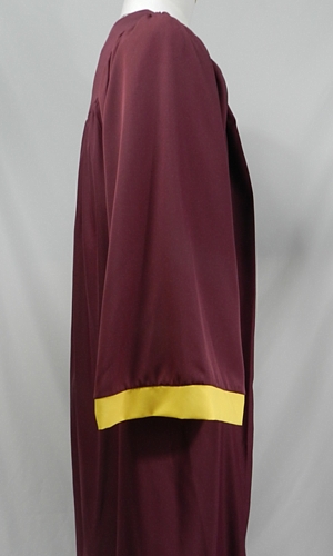 Student souvenir gowns with contrasting sleeve band by University Cap & Gown