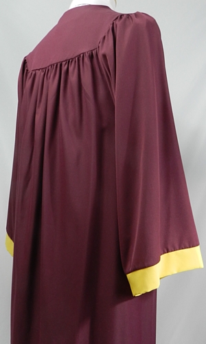 Student souvenir gowns with contrasting sleeve band by University Cap & Gown